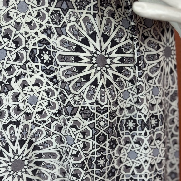 ASTR Blue Dress Patchwork Floral Flowy Boho Festival Dress. D23 - Picture 5 of 15